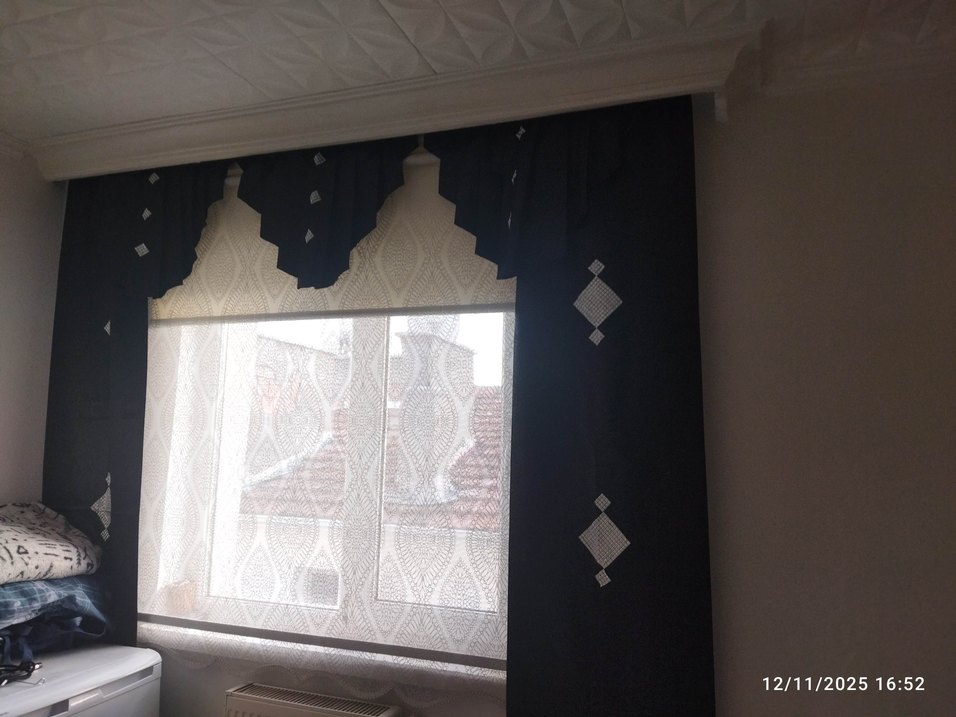 Siyah fon perde - Görsel 5