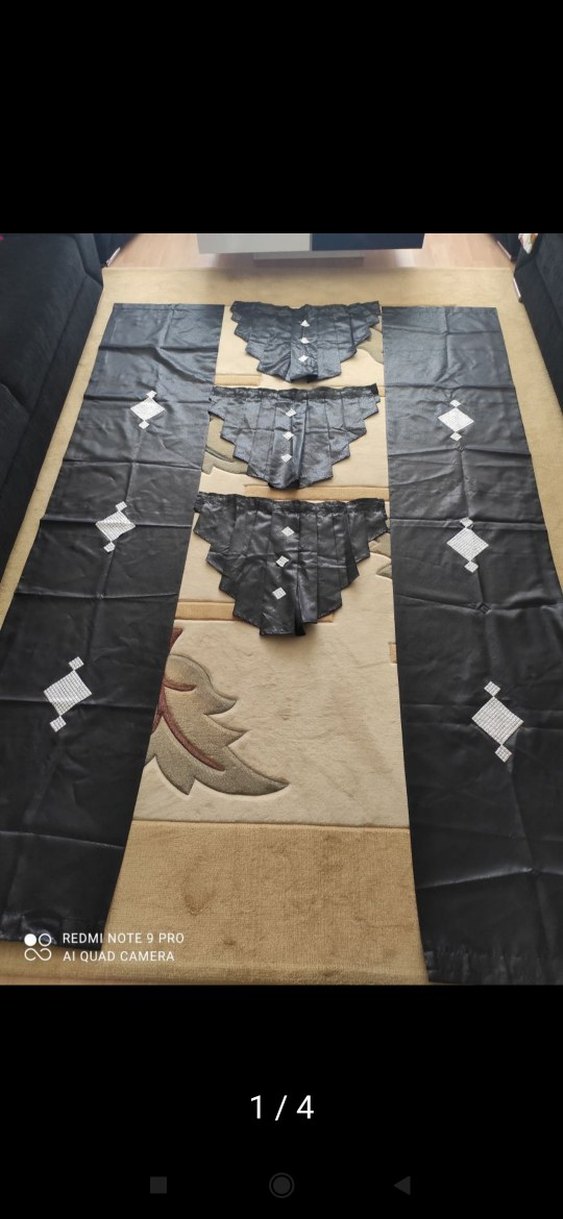 Siyah fon perde - Görsel 2