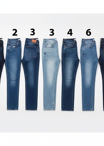 Kadın Mavi Bol Kesim Midi Kot Pantolon - Görsel 13