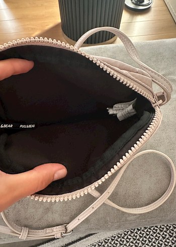 Pull and Bear Bej Kadın Çapraz Askılı Çanta