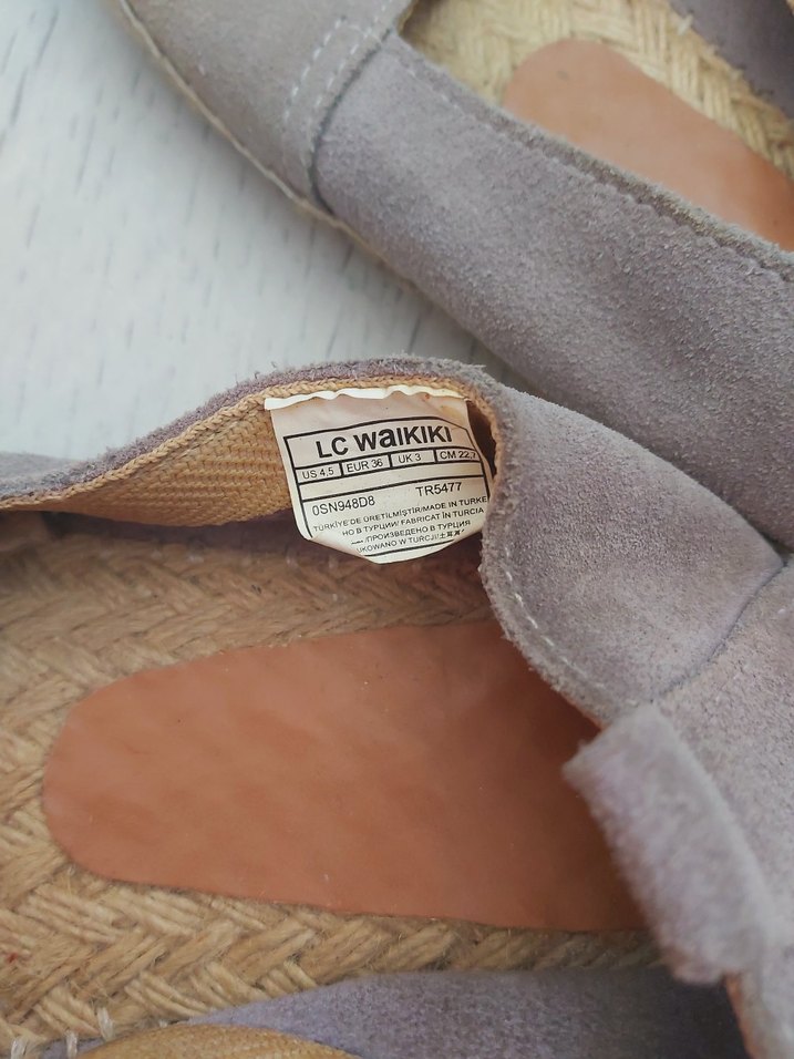 Bej Süet Kadın Dolgu Topuk Espadril - Görsel 3