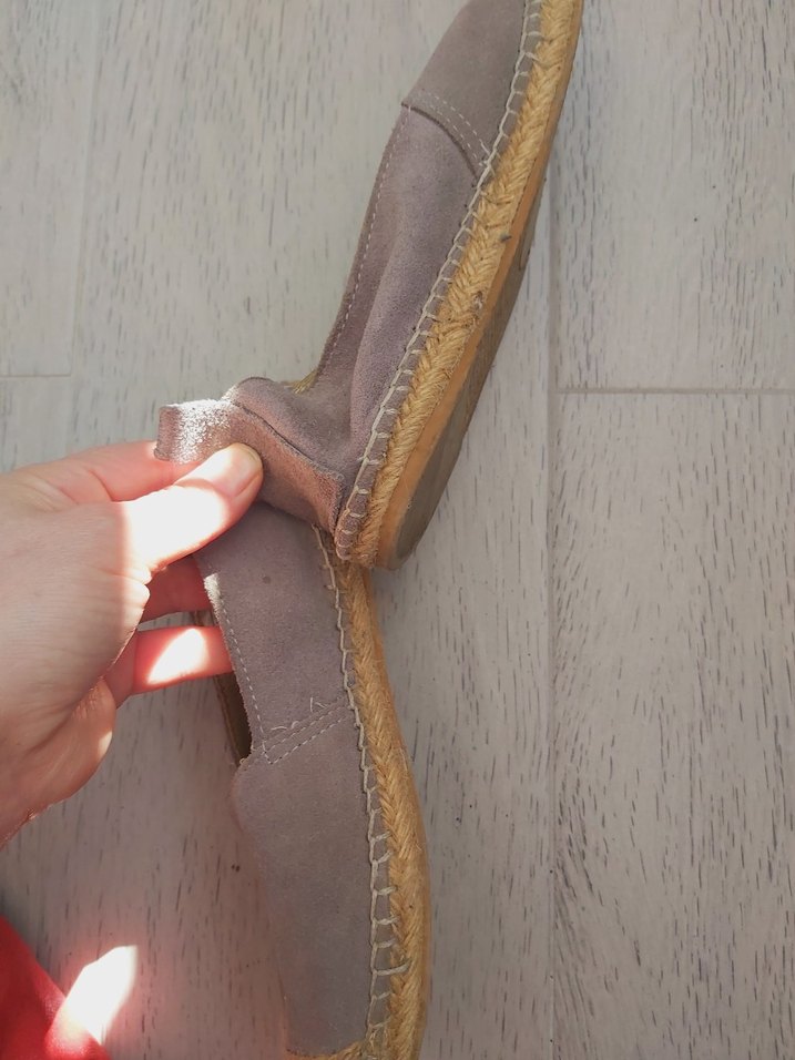 Bej Süet Kadın Dolgu Topuk Espadril - Görsel 4