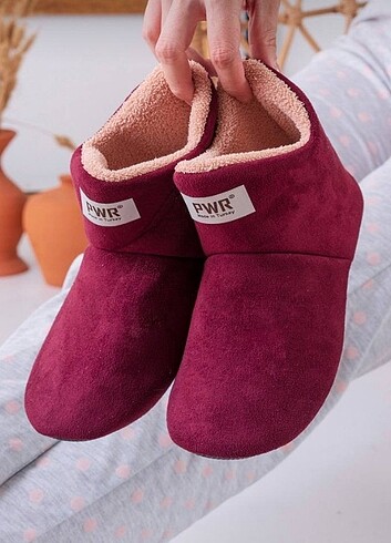 Unisex içi yünlü ev pandufu ev botu ev ayakkabısı 