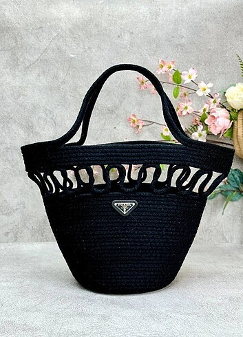 Prada - Wicker Tote Bag