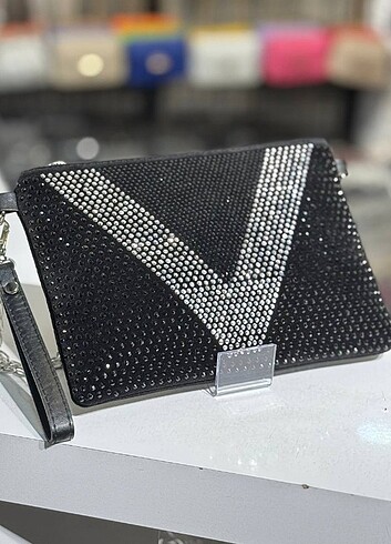 Taşlı Clutch Çanta 