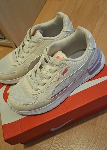 Beyaz Puma Spor Ayakkabı - Görsel 4