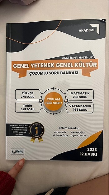 genel kültür genel yetenek test kitabi