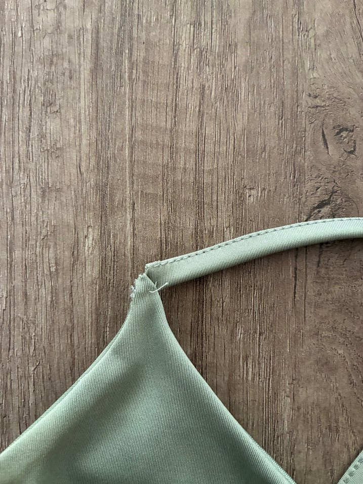 Bej Strappy Crop Top Kadın Atlet - Görsel 5