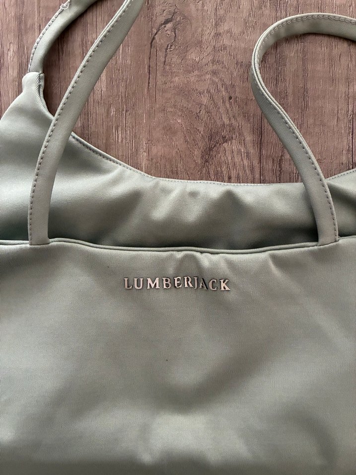 Bej Strappy Crop Top Kadın Atlet - Görsel 2