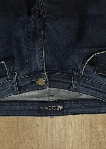 Erkek Lacivert Denim Jean Normal Kesim - Görsel 2
