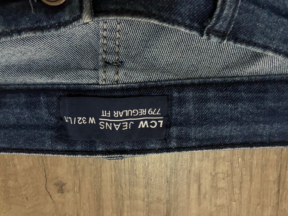 Erkek Lacivert Denim Jean Normal Kesim - Görsel 3