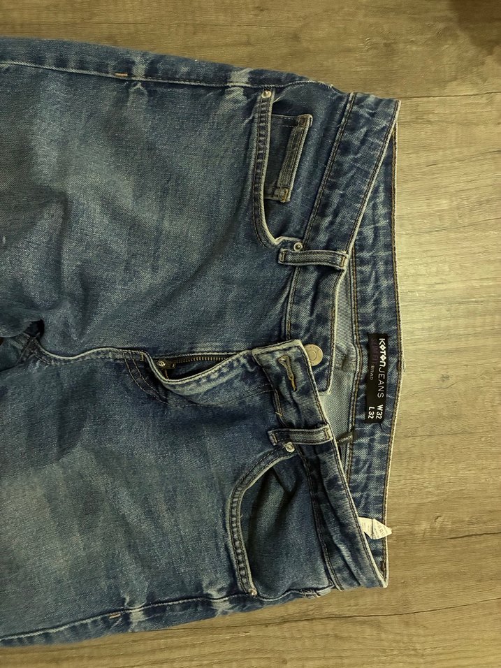 Erkek Straight Paça Açık Mavi Kot Pantolon - Görsel 2