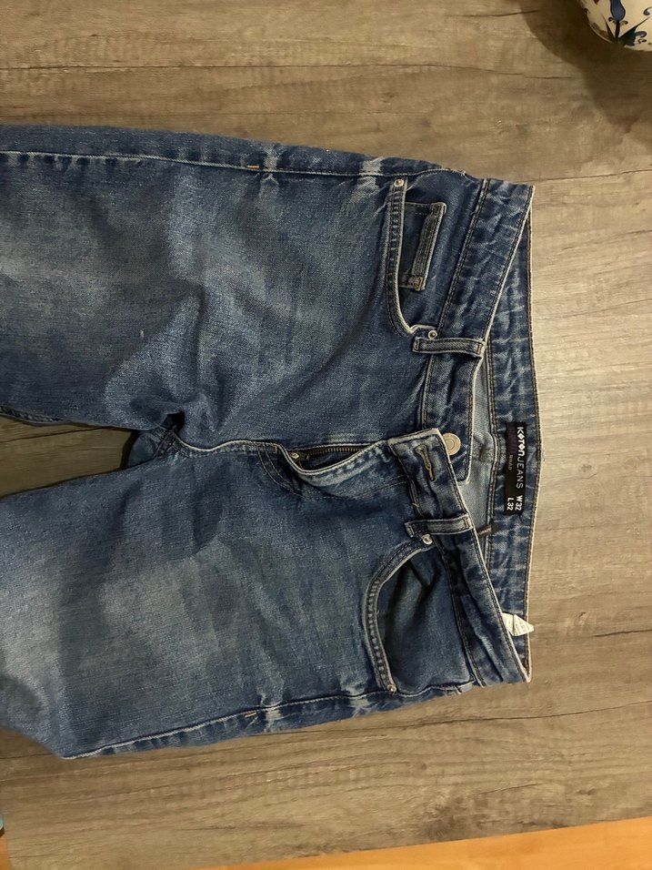 Erkek Straight Paça Açık Mavi Kot Pantolon - Görsel 3