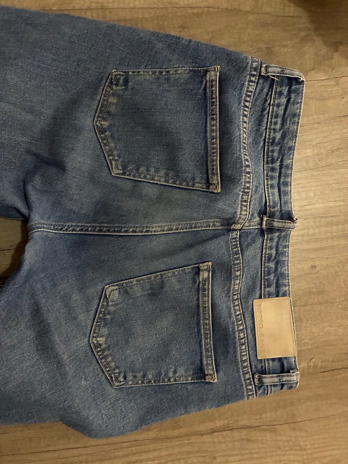 Erkek Straight Paça Açık Mavi Kot Pantolon - Görsel 5