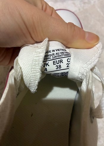 Kadın Beyaz Minimalist Spor Ayakkabı converse - Görsel 6