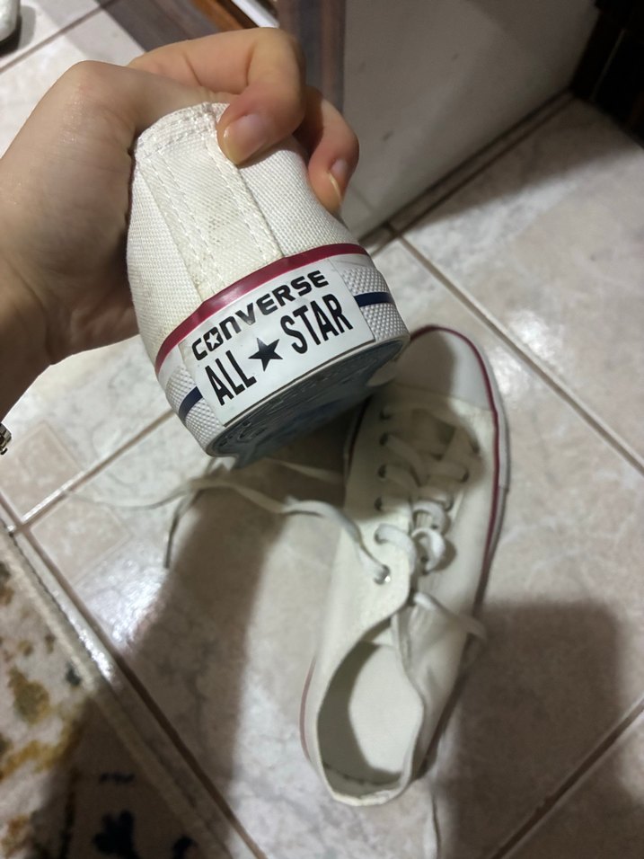 Kadın Beyaz Minimalist Spor Ayakkabı converse - Görsel 3