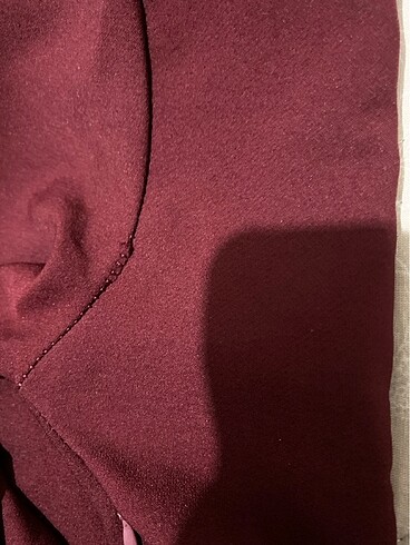 xs Beden bordo Renk Elbise
