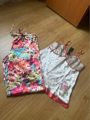 Saten pijama takımı