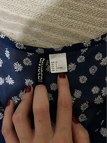 xs Beden H&M marka günlük elbise