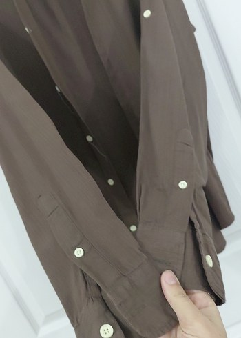 Kahverengi Gömlek - Görsel 3