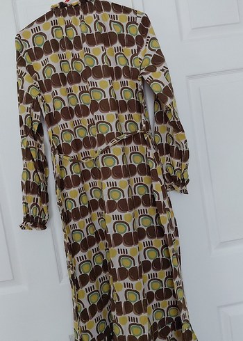 Kahverengi Elbise - Görsel 3