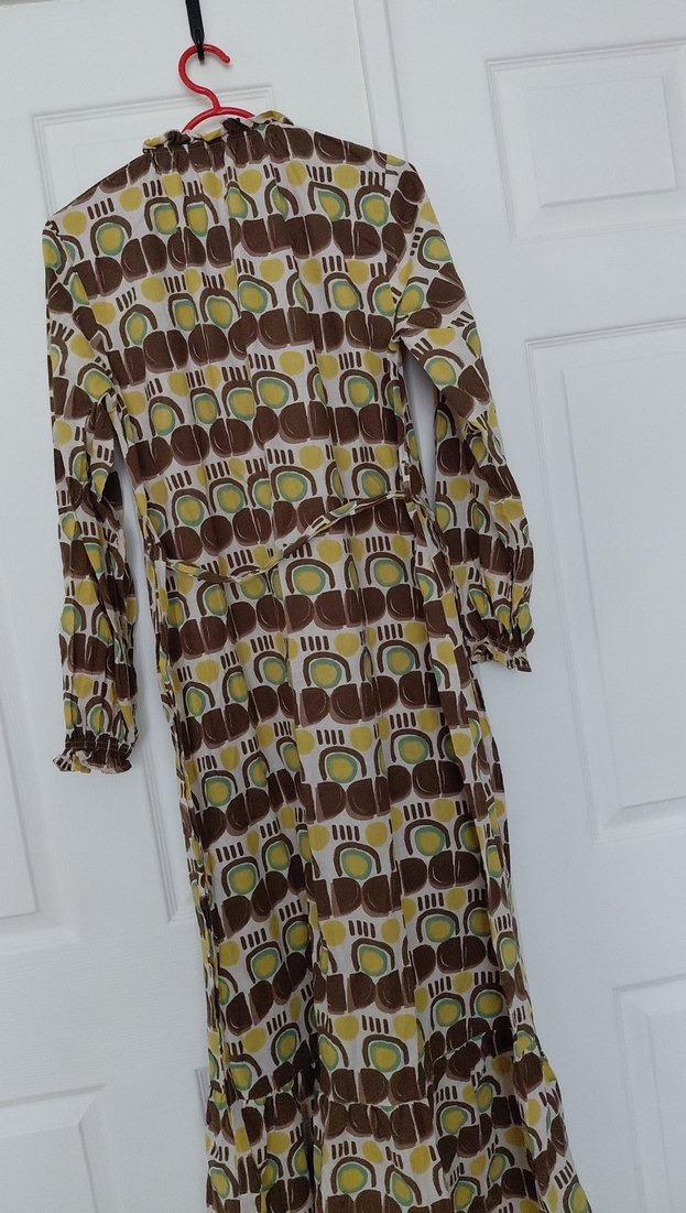 Kahverengi Elbise - Görsel 3