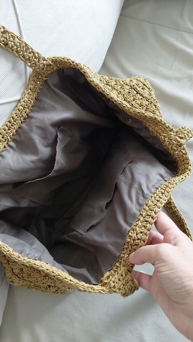 hasır yazlık Kadın çanta - Görsel 3