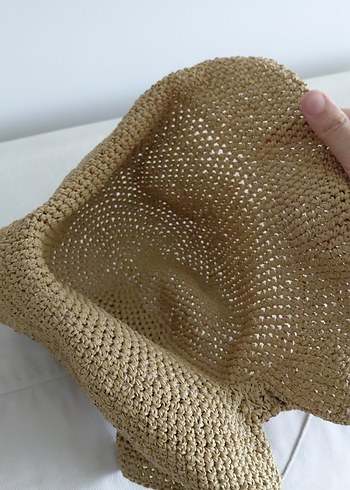 kağıt ip örgü şapka. - Görsel 3