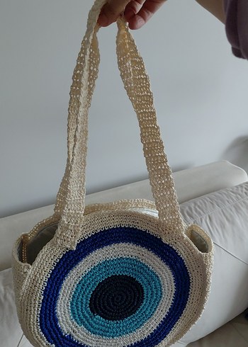 Örgü Bohem Kadın Çanta - Görsel 2