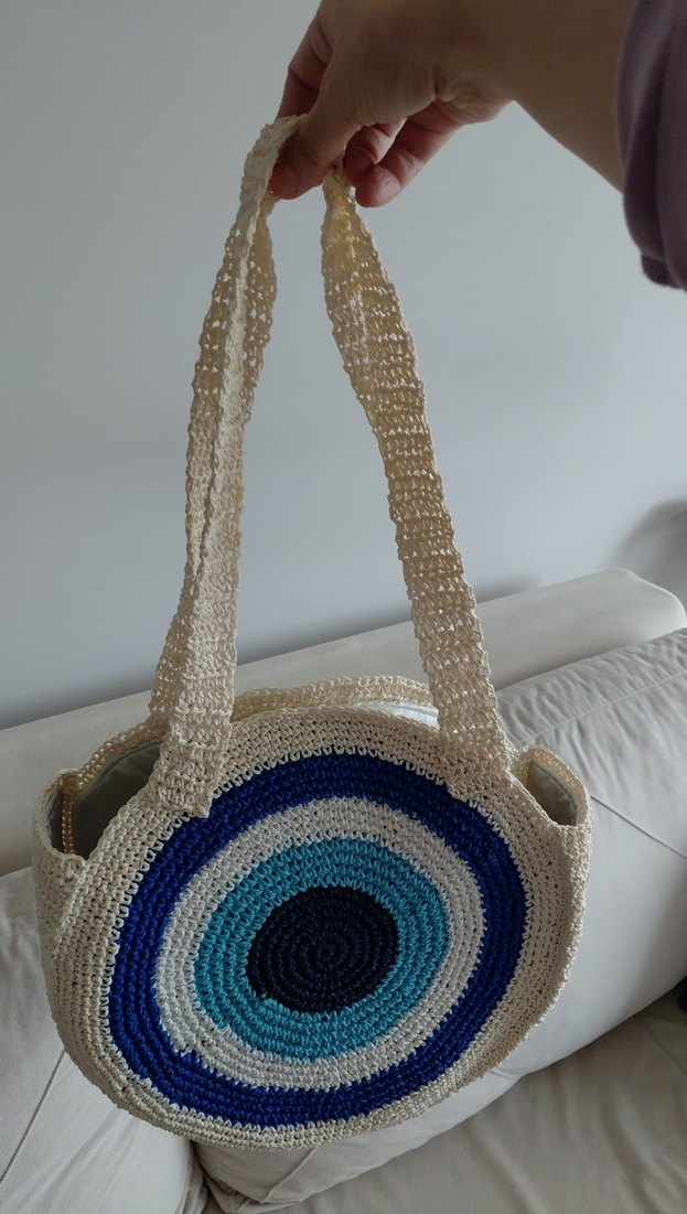 Örgü Bohem Kadın Çanta - Görsel 2