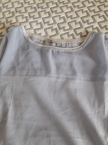Collezione Mor mavi arası renk bluz 