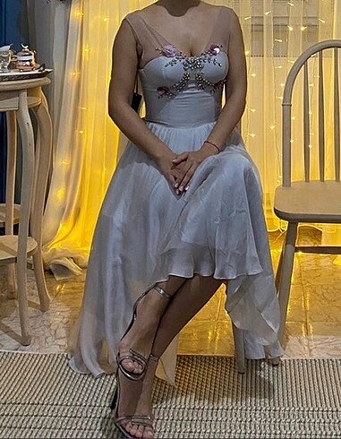 Saf İpek Elbise - Görsel 6