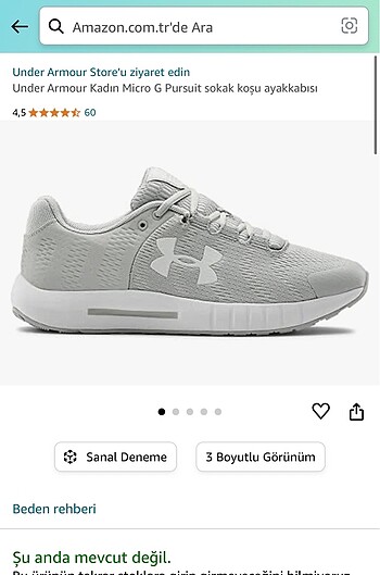 Under Armour ayakkabı