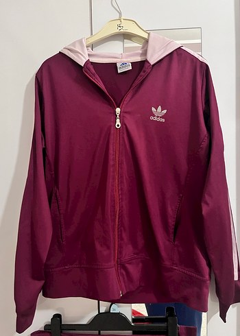 Adidas Bordo Kapüşonlu Kadın Eşofman Takımı - Görsel 3