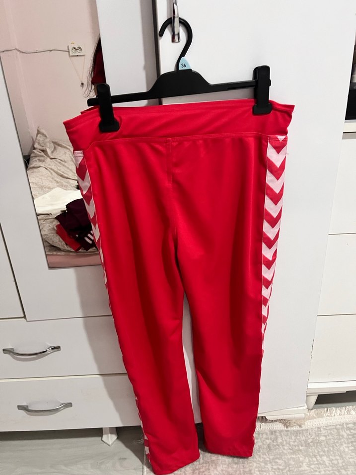 Hummel Kırmızı Kadın Spor Eşofman Altı - Görsel 2