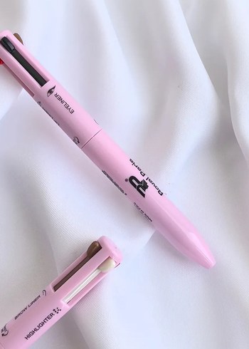 Pastel Pembe Çok Fonksiyonlu Kalem 4ın 1