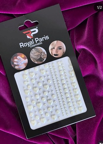 Diğer Royal Paris Beyaz Takma İnci Seti