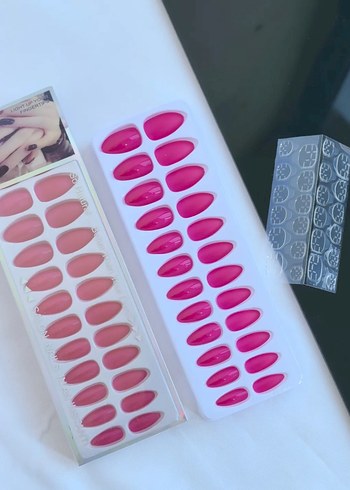 Pembe Pastel Takma Tırnak Seti