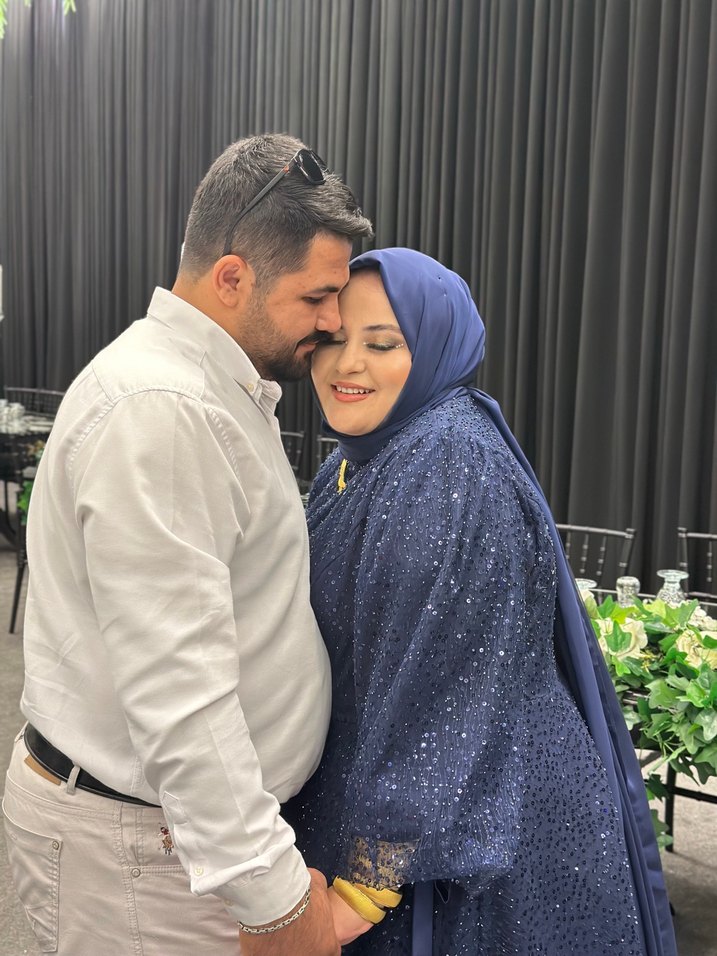 Bohem Tarzı Lacivert Uzun Drapeli Kadın Abiye - Görsel 3