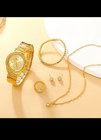 Accessorize 6 PCS GOLD SET TAKİ TAKIMI