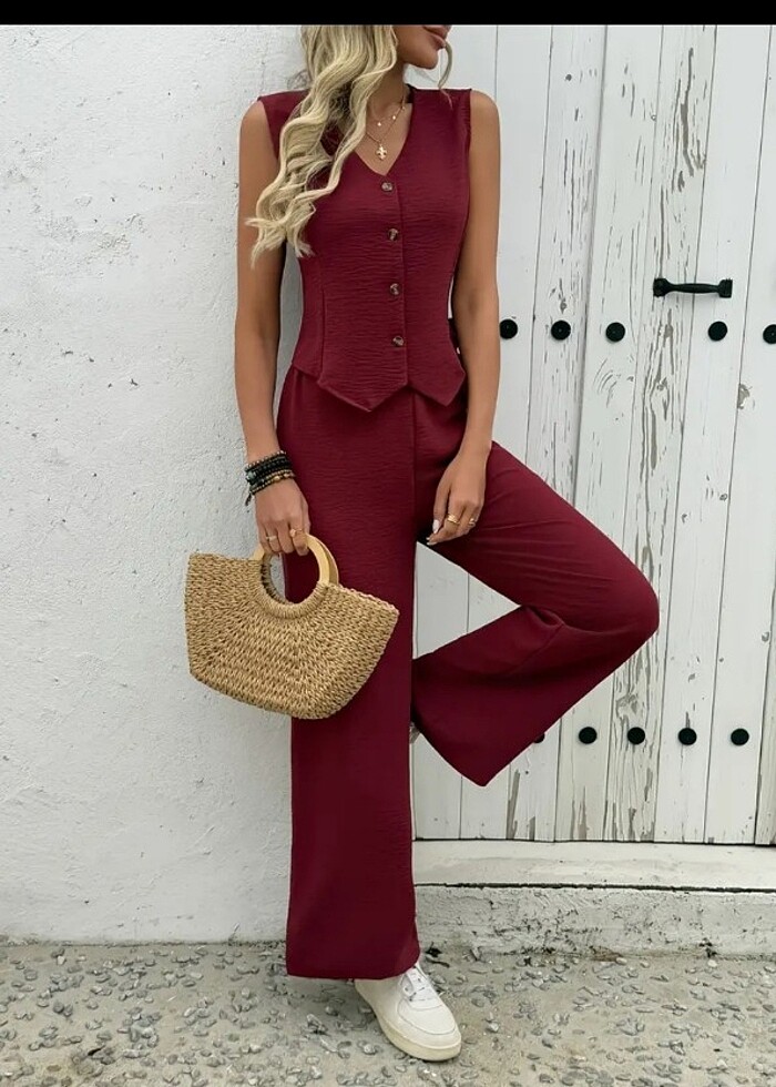 YELEK - pantolon takımı - Görsel 3