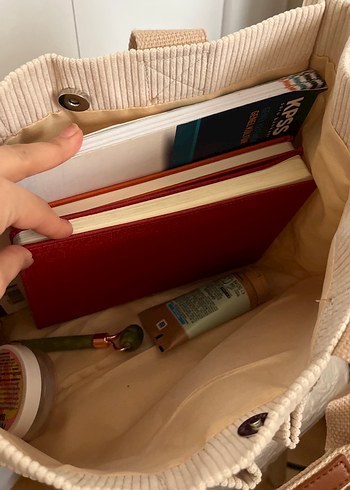 Bej Kadın Günlük Çanta - Görsel 3