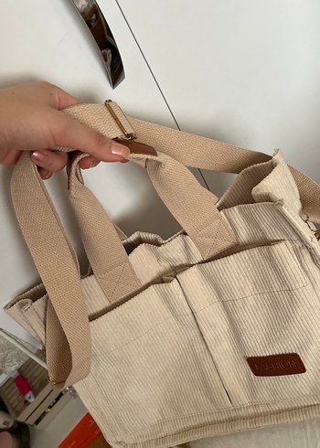 Bej Kadın Günlük Çanta - Görsel 4