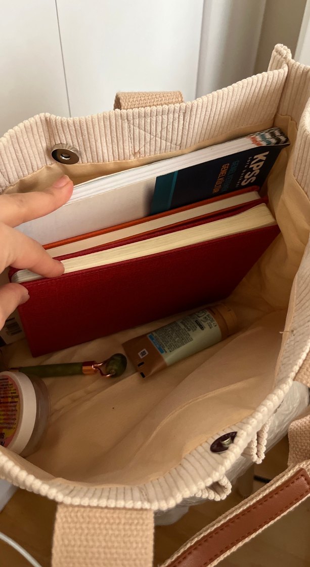 Bej Kadın Günlük Çanta - Görsel 3