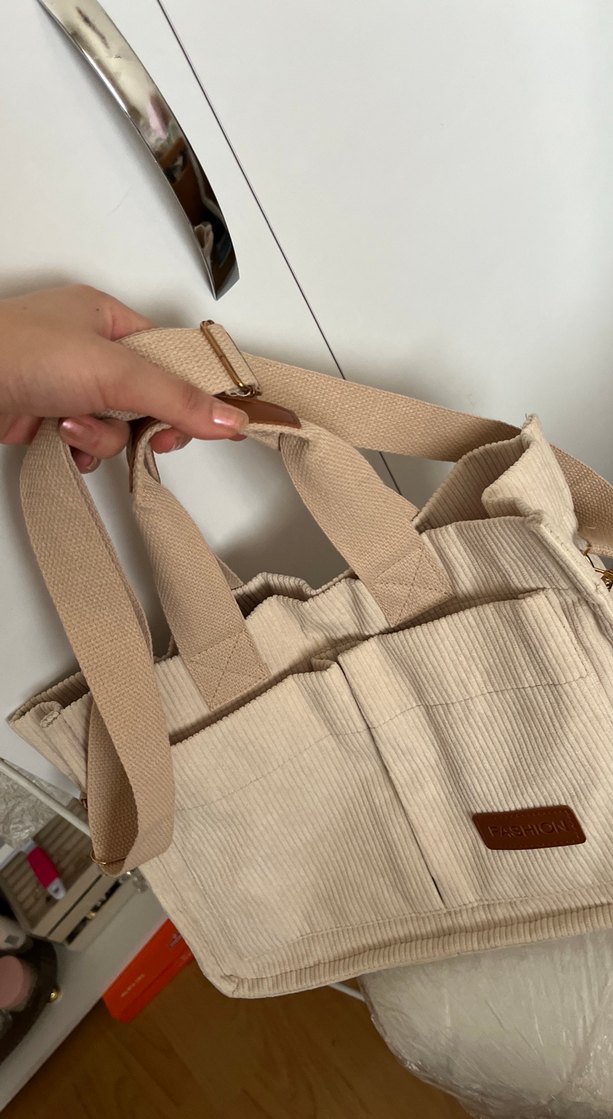 Bej Kadın Günlük Çanta - Görsel 4