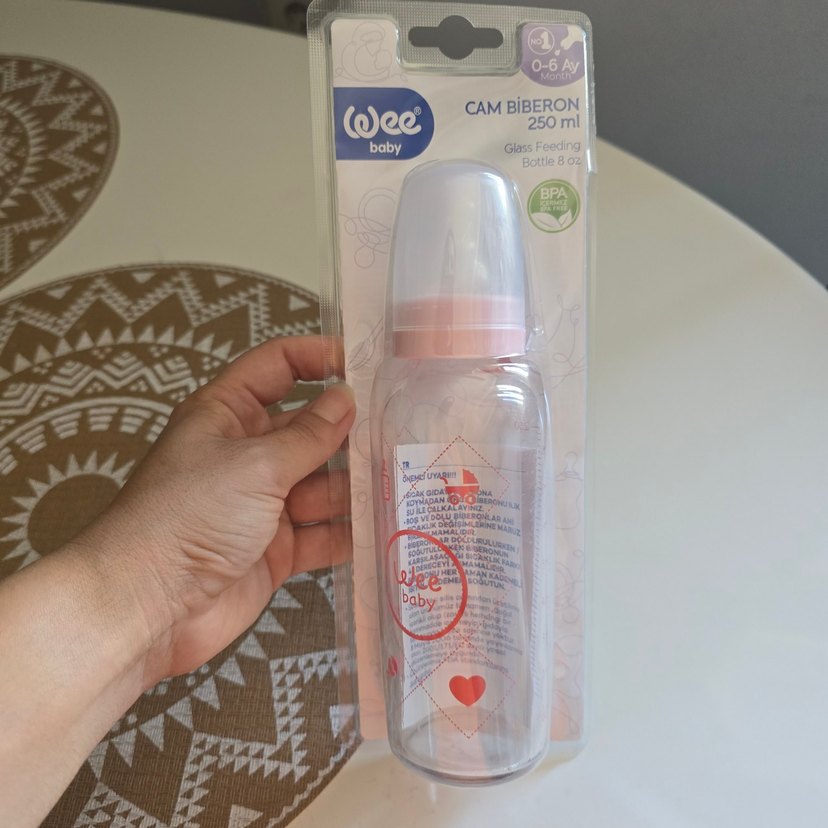 Wee Baby Cam Biberon 250 ml Pembe - Görsel 4