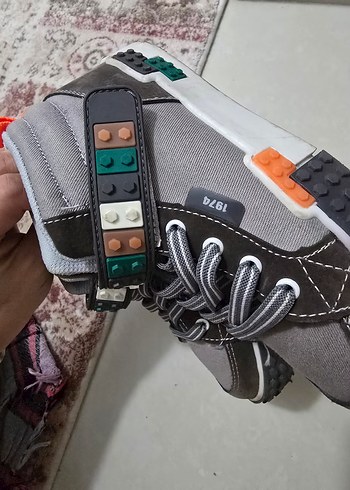 Gri Erkek Çocuk Botu snekar - Görsel 7