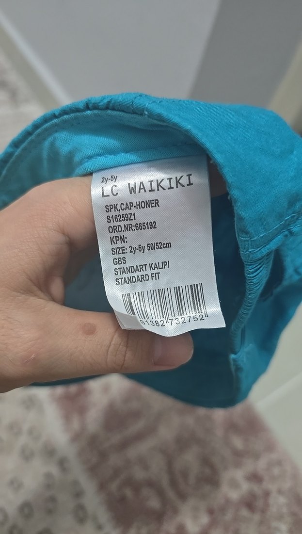 Mavi Yaz Temalı Erkek Çocuk Şapkası - Görsel 4