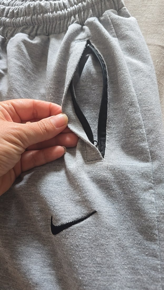 Gri Erkek Spor Şort Rahat Kesim - Görsel 3