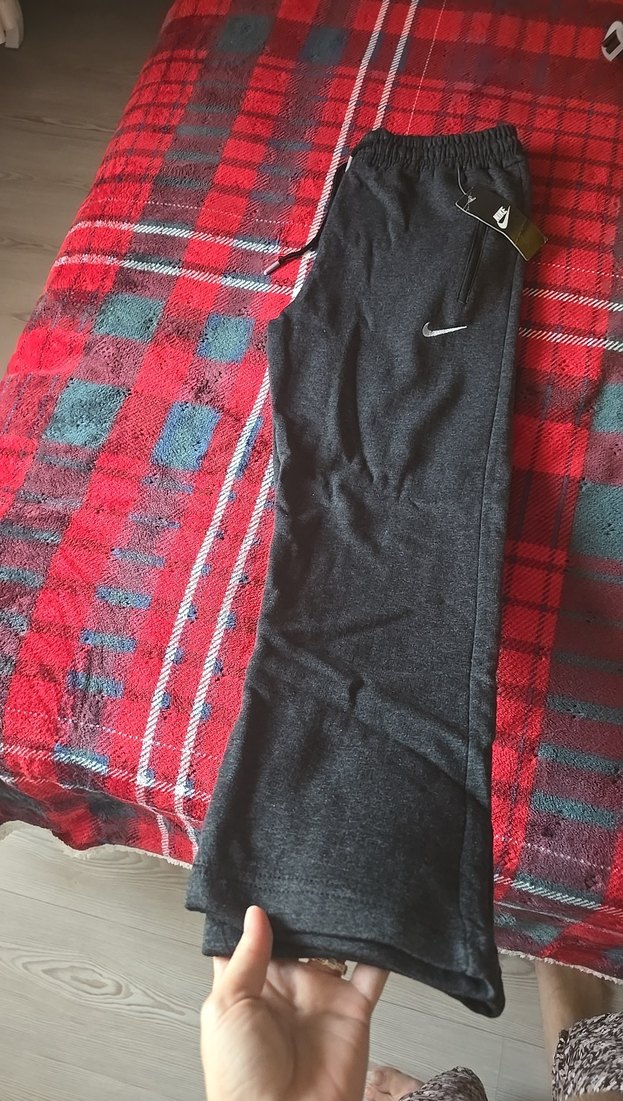 Nike Gri Fermuarlı Erkek Eşofman Altı - Görsel 4